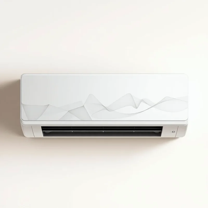 Art Studio Series Split AC in Burgundy finish, available on EMI at Preetam Singh & Sons